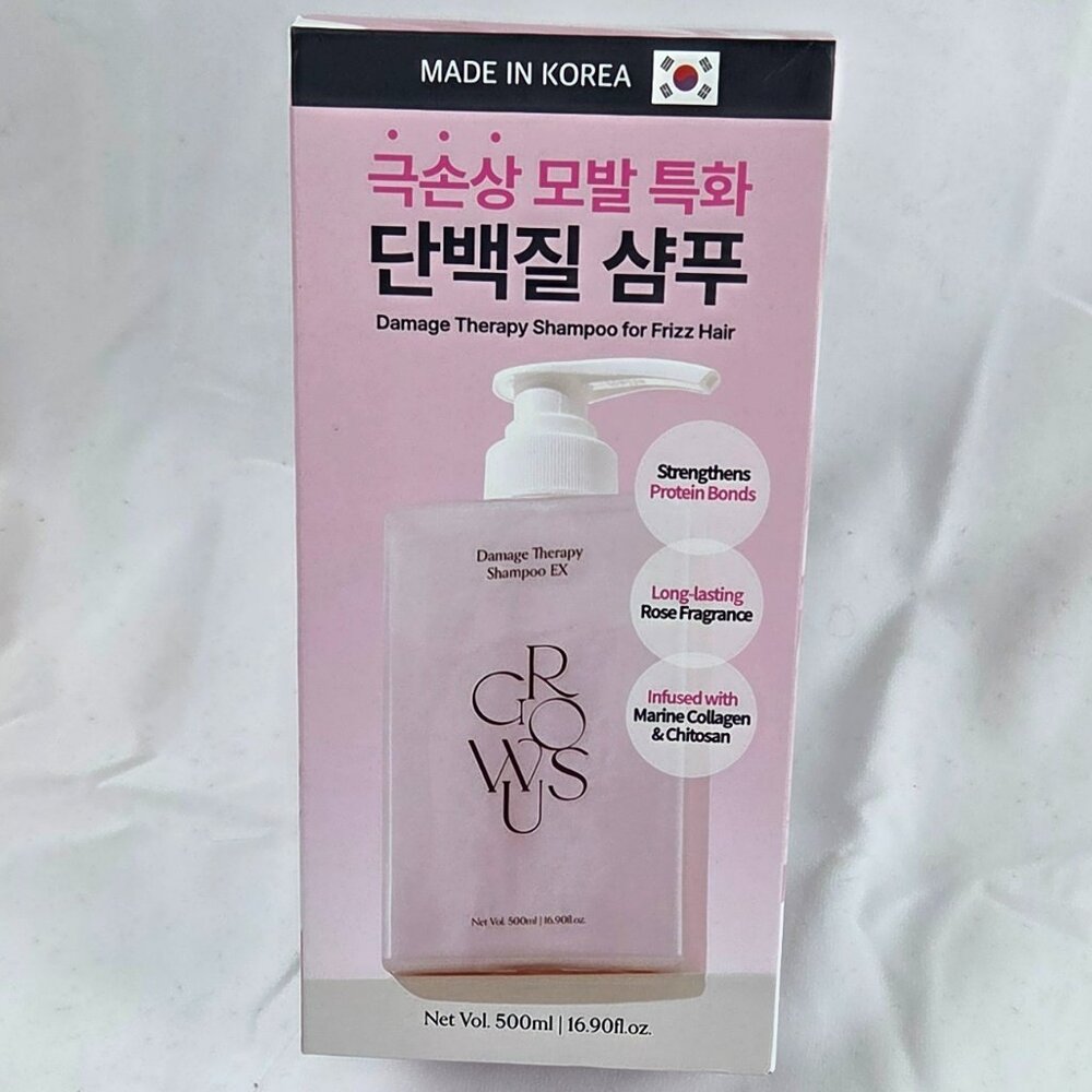 GROWUS Damage Therapy Shampoo EX (500ml/16.9oz) | Made in Korea | New in Box